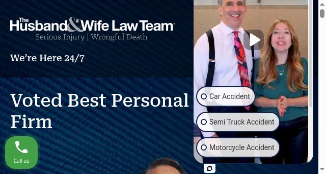 Screenshot of husbandandwifelawteam.com