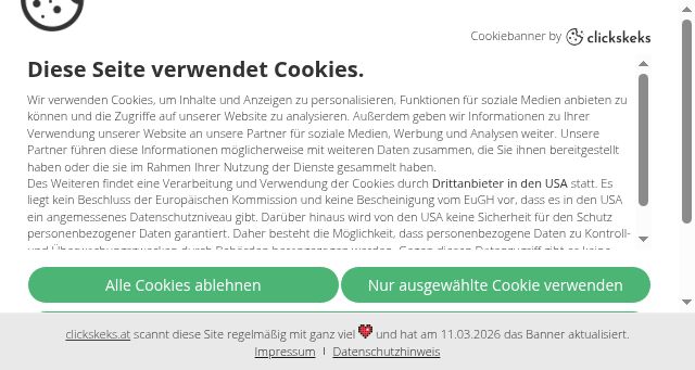 Screenshot of hypa.at