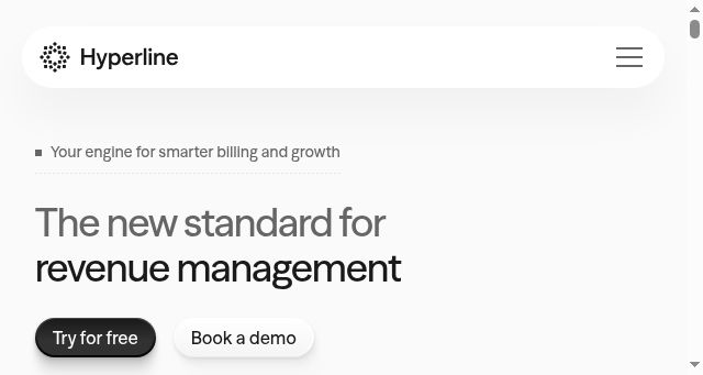 Screenshot of hyperline.co