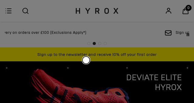 Screenshot of hyrox-shop.com