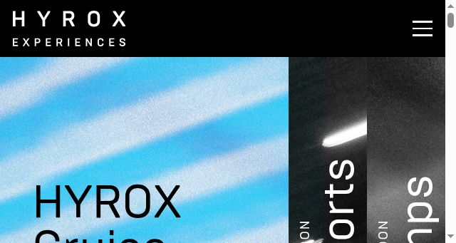 Screenshot of hyroxexperiences.com