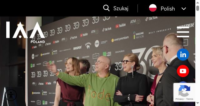 Screenshot of iaa.org.pl