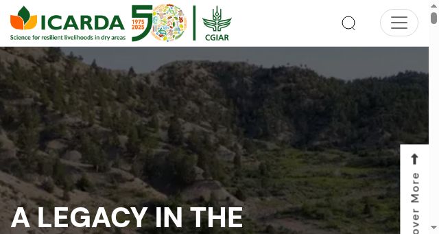 Screenshot of icarda.org