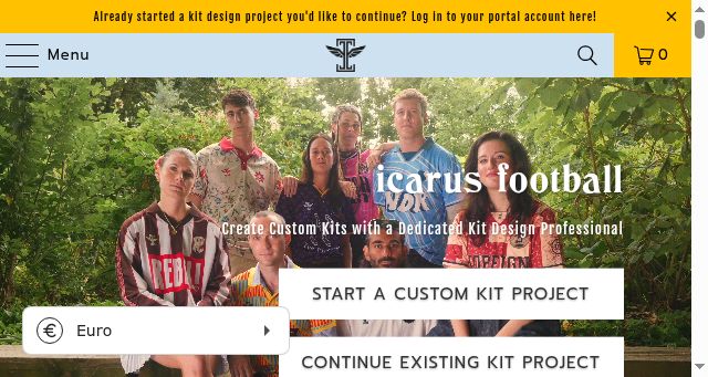 Screenshot of icarusfc.com