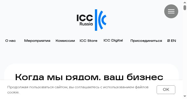 Screenshot of iccwbo.ru