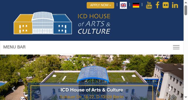Screenshot of icdhouse.org