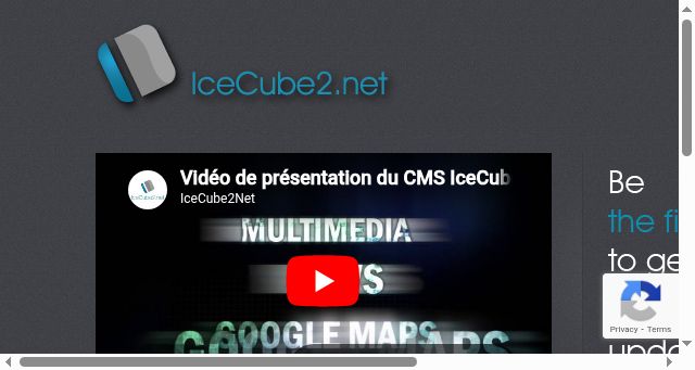 Screenshot of icecube2.net