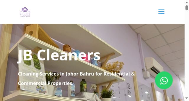 Screenshot of icuciclean.com