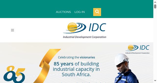 Screenshot of idc.co.za