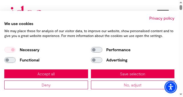 Screenshot of idea.ie