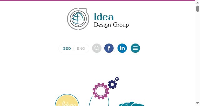 Screenshot of ideadesigngroup.ge