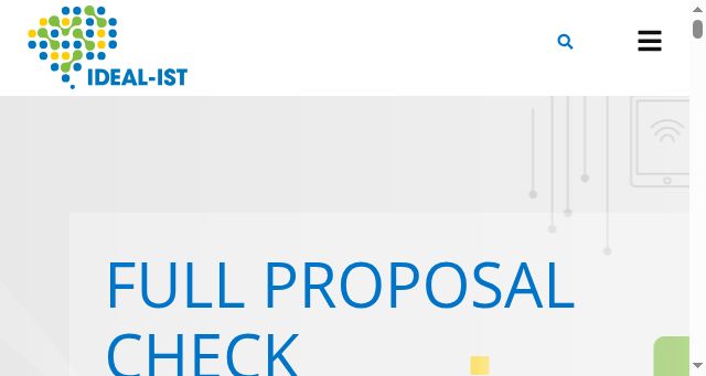 Screenshot of ideal-ist.eu