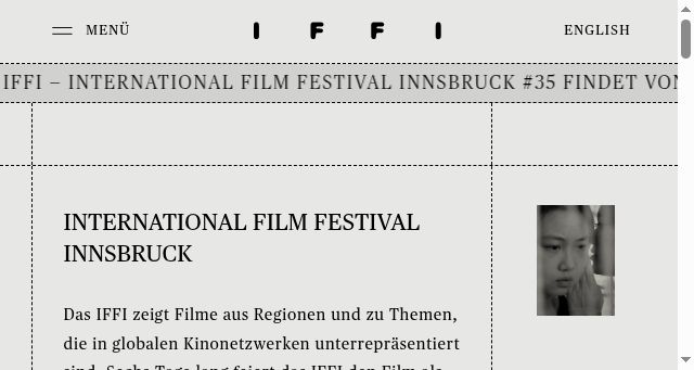 Screenshot of iffi.at