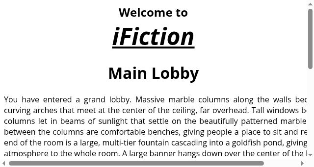 Screenshot of ifiction.org
