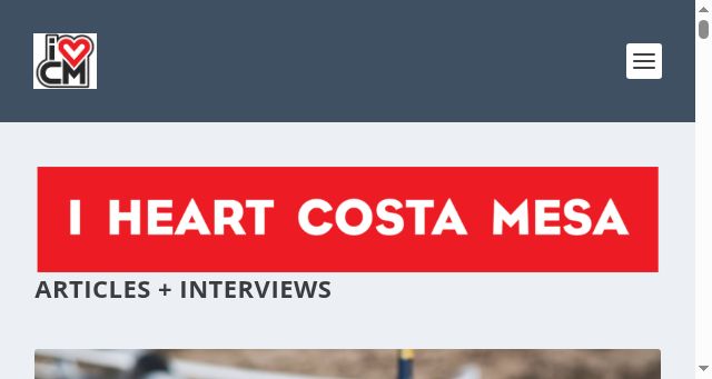 Screenshot of iheartcostamesa.com
