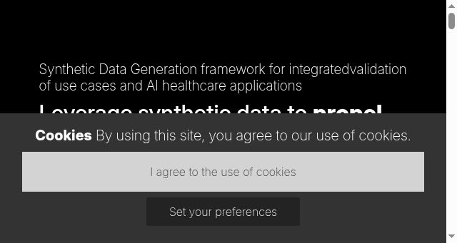 Screenshot of ihi-synthia.eu