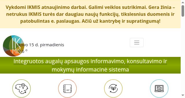 Screenshot of ikmis.lt