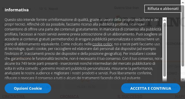 Screenshot of ilmattino.it