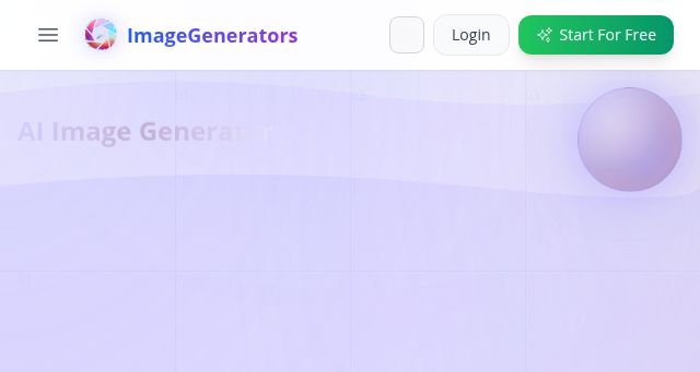 Screenshot of imagegenerators.ai