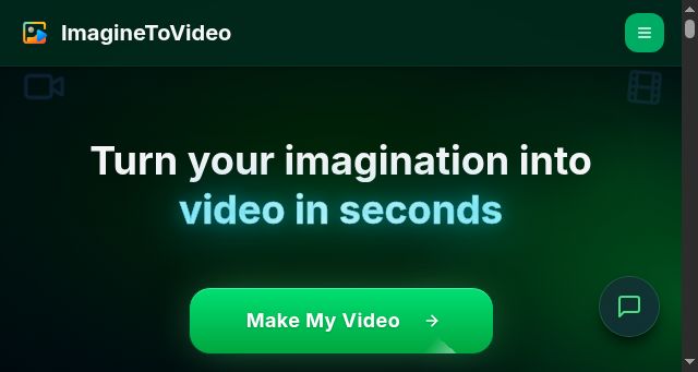 Screenshot of imaginetovideo.com