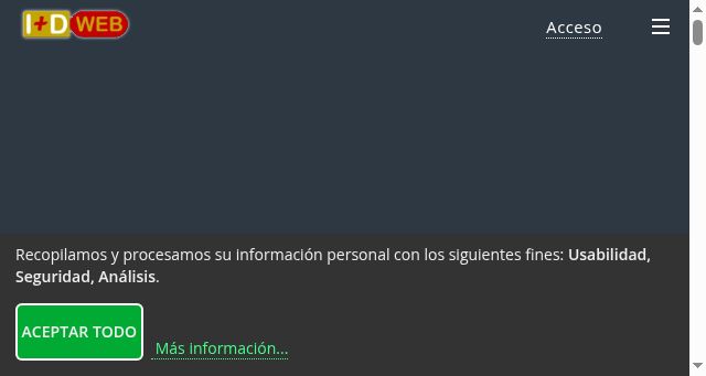 Screenshot of imasdeweb.com