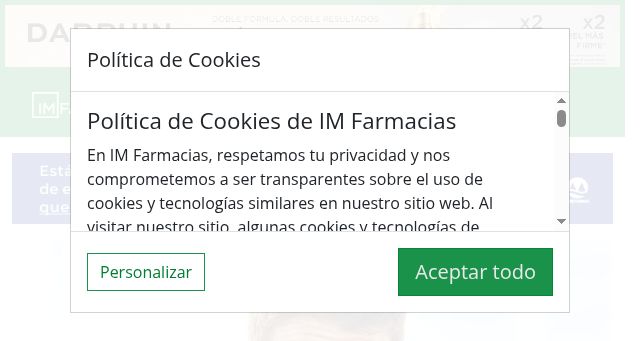 Screenshot of imfarmacias.es