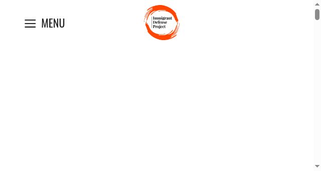 Screenshot of immigrantdefenseproject.org