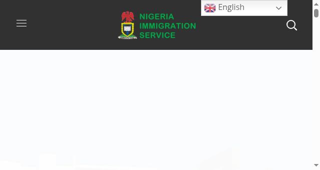 Screenshot of immigration.gov.ng