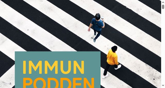Screenshot of immunpodden.no