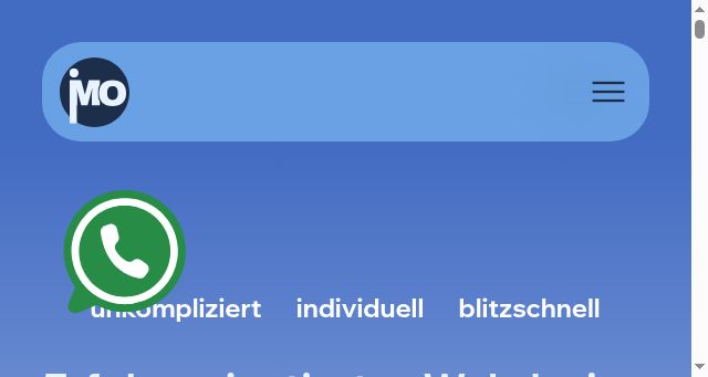 Screenshot of imo-webdesign.de