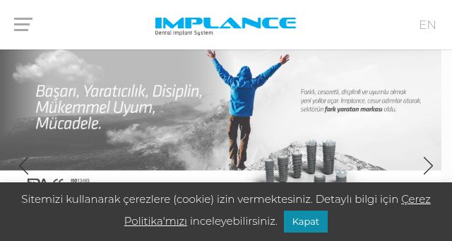 Screenshot of implance.com