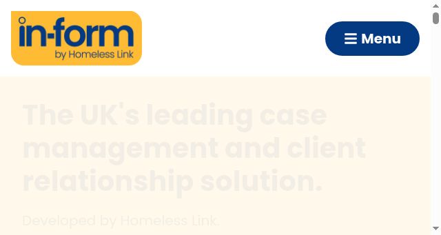 Screenshot of in-form.org.uk