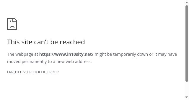 Screenshot of in10sity.net