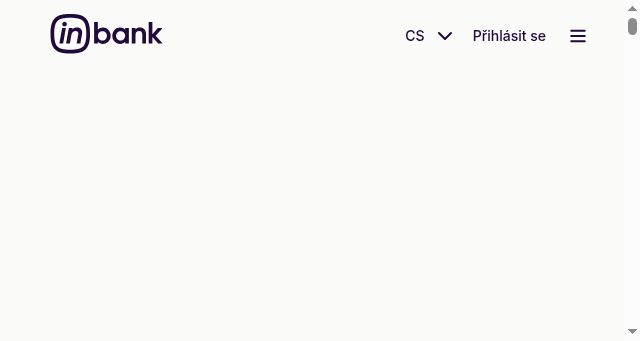 Screenshot of inbank.cz