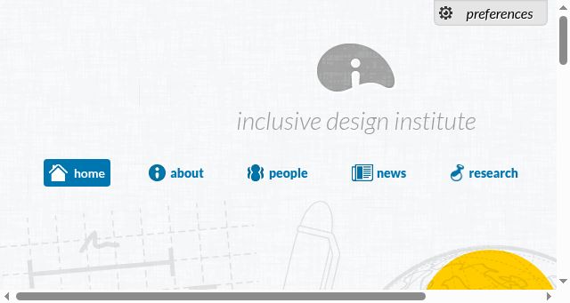 Screenshot of inclusivedesign.ca
