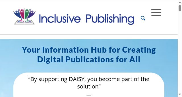 Screenshot of inclusivepublishing.org