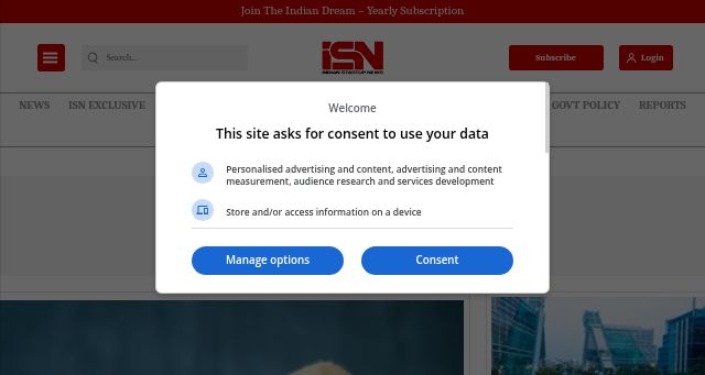 Screenshot of indianstartupnews.com