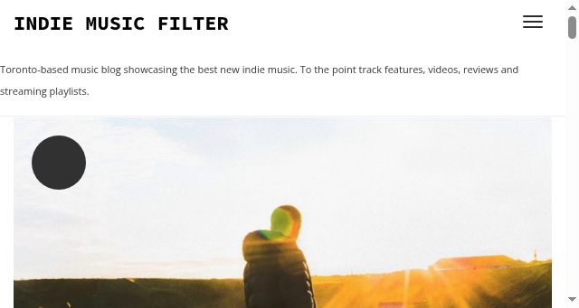 Screenshot of indiemusicfilter.com