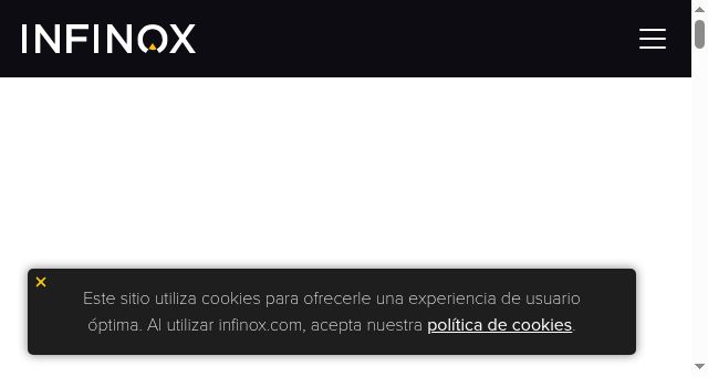 Screenshot of infinox.com