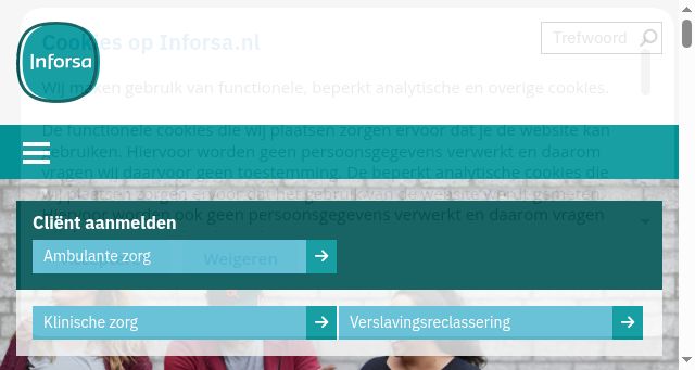 Screenshot of inforsa.nl