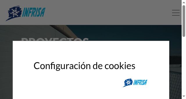 Screenshot of infrisa.com