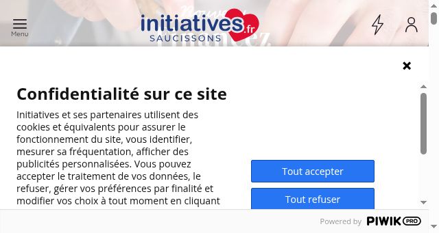 Screenshot of initiatives-saucissons.fr