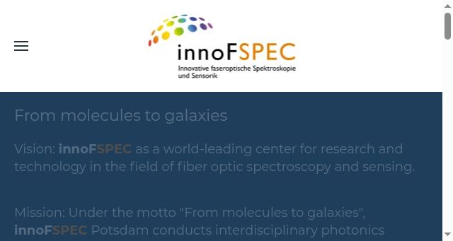 Screenshot of innofspec.de