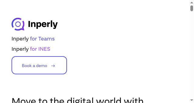 Screenshot of inperly.com