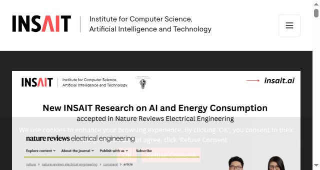 Screenshot of insait.ai