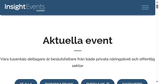 Screenshot of insightevents.se