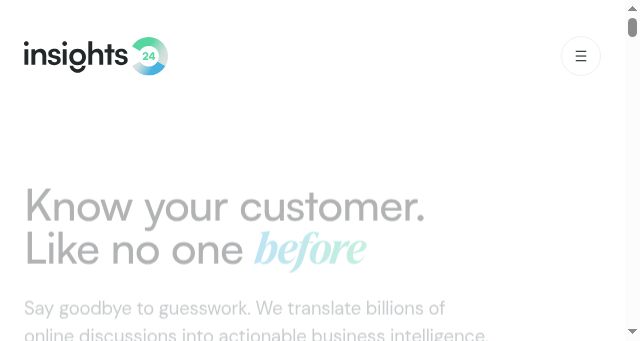 Screenshot of insights24.com