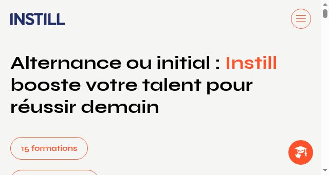 Screenshot of instill.fr