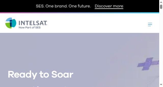 Screenshot of intelsat.com
