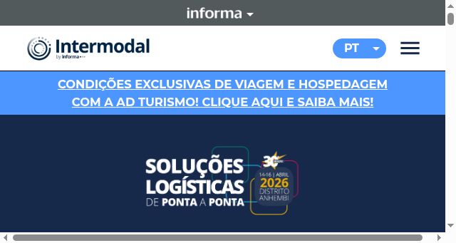 Screenshot of intermodal.com.br